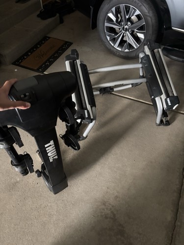 Hitch bike ski rack - &,